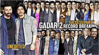 UNCUT - Gadar 2 Biggest Success Party Ever | FULL HD VIDEO | Shahrukh, Salman, Aamir | 500 Crore