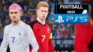 eFootball 2024 France vs Belgique | Gameplay PS5 Superstar