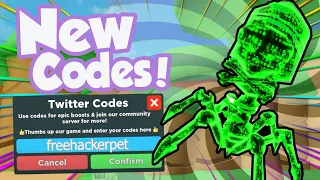 10 NEW SECRET DIVINE PET *HACKER UPDATE* CODES In Roblox Clicker Simulator! (MARCH 2022)