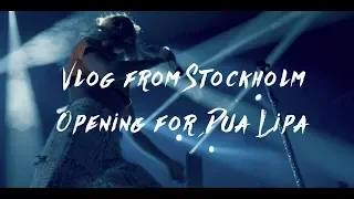 Julie Bergan - Stockholm VLOG! Opening for Dua Lipa