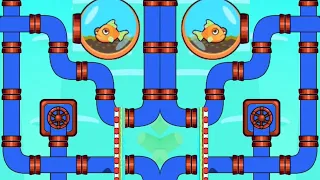 save the fish / pull the pin level save fish pull the pin android game puzzle / mobile game