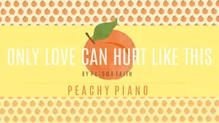 Only Love Can Hurt Like This - Paloma Faith | Piano Backing Track