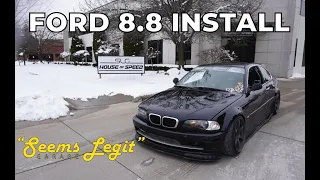 SLG E46 Ford 8.8 Swap Kit in a Turbo M54 Drift Car! Rolling Burnouts