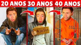 O SIMULADOR DE VIDA até 40 ANOS! (FUI PRESO) - 100 Years Life Simulator