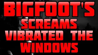BIGFOOT'S SCREAMS MADE THE WINDOWS VIBRATE - TERRIFYING EXPERIENCES