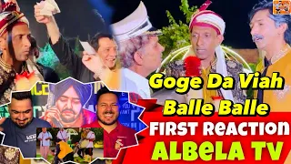 First Punjabi Reaction Goga Da Viah Balle | Goga Pasroori Wedding Saleem Albela | @reacthub