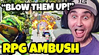 Summit1g AMBUSHES COPS With RPGs At The COURTHOUSE To Save Hutch ft. Chang Gang! | GTA 5 NoPixel RP