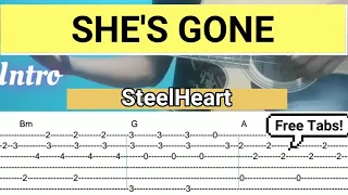 Shes's Gone - SteelHeart (Fingerstyle Guitar Cover) with Tabs + Chords