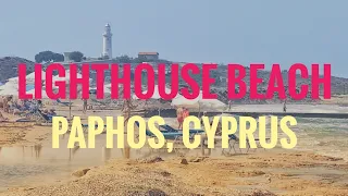 Lighthouse Beach Paphos Cyprus Full HD 1080p