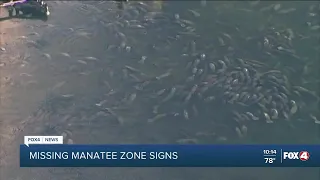 CAPE CORAL l Manatee Zones Markers Still Missing Post-Ian, A Year Later