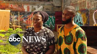 Couple turns abandoned lot into community garden