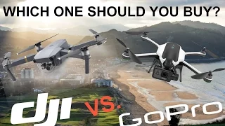 DJI MAVIC  vs. GOPRO KARMA REVIEW- Which one should you buy?