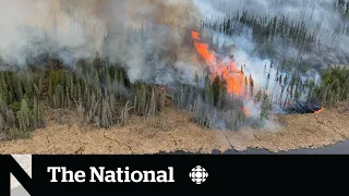 Firefighters in N.W.T gain upper hand on Kátł'odeeche First Nation/Hay River fire