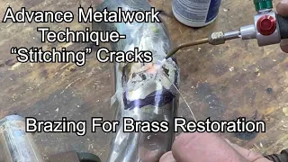 "Brazing Cracks"- Metalwork- band instrument repair- Ferree's Tools- Wes Lee Music Repair