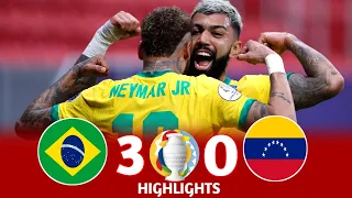 Brazil 3 × 0 Venezuela ◽ 2021 Copa America | Extended Highlights & Goals HD