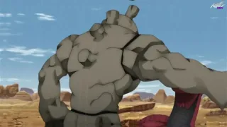 Boruto Summon Garaga vs Big Akuta