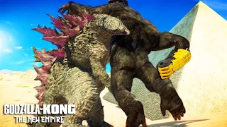 KONG VS GODZILLA in EGYPT in EVOLUTION 2!! - Godzilla x Kong The New Empire x Jurassic World 2