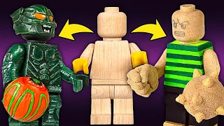Sandman and Green Goblin made of lego ӀӀ Spider-Man in the lego universe!