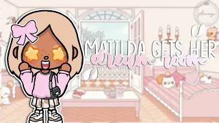 Matilda Gets Her DREAM BEDROOM 😱🎀 | *with voice* | Toca Boca Life World Roleplay