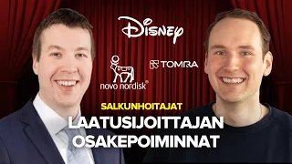 Disney, Novo Nordisk, Tomra – laatusijoittajan osakepoiminnat