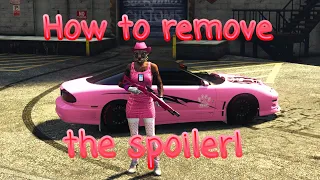 Grand Theft Auto Online - How to remove the spoiler from the ZZ-8 *text tutorial in description*