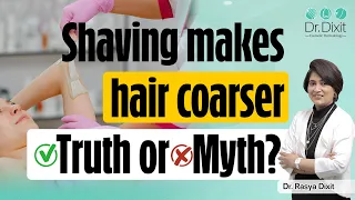 DOES TEMPORARY HAIR REMOVAL TECHNIQUES LEAD TO INCREASED HAIR GROWTH?  | DR RASYA DIXIT | HAIR CARE