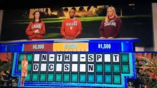 Guy misses wheel of fortune puzzle