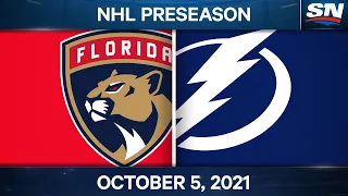 NHL Pre-Season Highlights | Panthers vs Lightning – October 5th, 2021