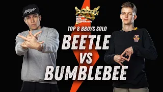 Beetle (Nothing2Lose) vs Bumblebee (Outstanding) ★ Top 8 BBoys Solo ★ 2021 ROBC x WDSF