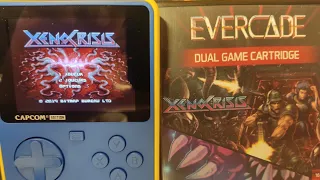 un p'tit temps de jeu sur xenocrisis version evercade portable