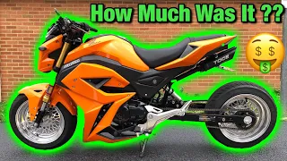 2019 Honda Grom Build: Ep. 11 - What Did My Custom 2019 Honda Grom Build Cost?