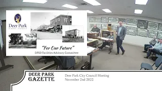 Deer Park City Council November 2nd 2022