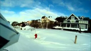 Mackinac Island Snowmobiling