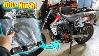 Durch dieses 20€ TEIL fährt mein MOPED PLÖTZLICH illegal über 100 Km/H! (50ccm Tuning - Rieju MRT)