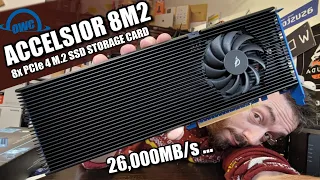 OWC Accelsior 8M2 PCIe RAID Card Hardware Review - GENUINE GEN4 SPEED?