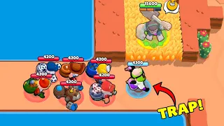 SPY TRAP vs 0 IQ NOOBS BRAWLER! | Brawl Stars Funny Moments & Glitches & Fails #903