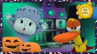 👻 POCOYO AND NINA - Haunted Ghost House  [93 min] | ANIMATED CARTOON for Children | FULL episodes