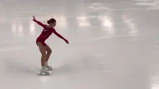 Alexandra Trusova SP Warm-up 2021 U.S. International Figure Skating Classic