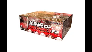 Fejerverkas "KING OF FIREWORKS F2" C223XMK/C14, 223 šūvių PIROGAMA.LT