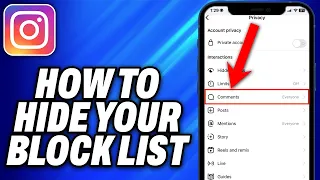 How To Hide Your Block List on Instagram (2024) - Easy Fix