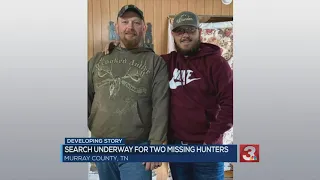 Search underway for missing hunters in Murray County