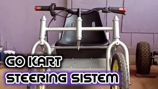 Go Kart Steering Sistem Tutorial // Go kart Dari Sepeda