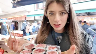 Exploring Japan Solo:Unveiling the Enchantment of Tsukiji Outer Market!Why Foreigners Are Obsessed!