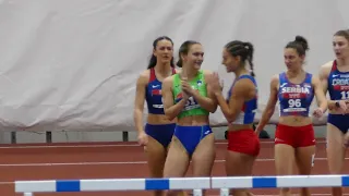 Nika Glojnarič (SLO) 8.22 60 m Hurdles 1st Place