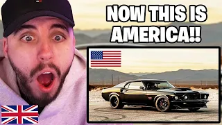 Brit Reacts to to 10 BEST AMERICAN MUSCLE CARS OF ALL TIME