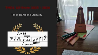 2023-2024 TMEA Tenor Trombone Etude #3
