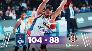 Anadolu Efes 104-88 Beşiktaş Emlakjet | 25. Hafta  - Türkiye Sigorta Basketbol Süper Ligi