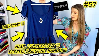 LUMPEKSOWE ZDOBYCZE Z SECOND HANDU :) PRAWDZIWE PEREŁKI I PRZERÓBKA !!! MIERZYMY !!! TOPSHOP #57