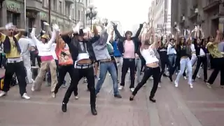 FlashMob в Москве. Michael Jackson Tribute! /АРБАТ/ 29.08.2009