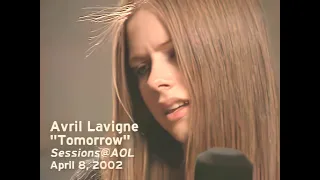 Avril Lavigne - Tomorrow (AOL Acoustic Session 2002) Restored